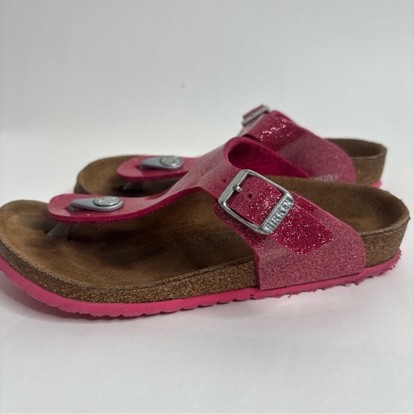 Birkenstock Gizeh Kids size 2 Sparkly Pink - Picture 6 of 7